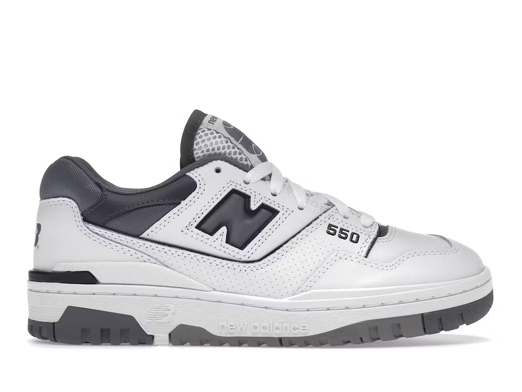 New Balance 550 White Grey Dark Grey