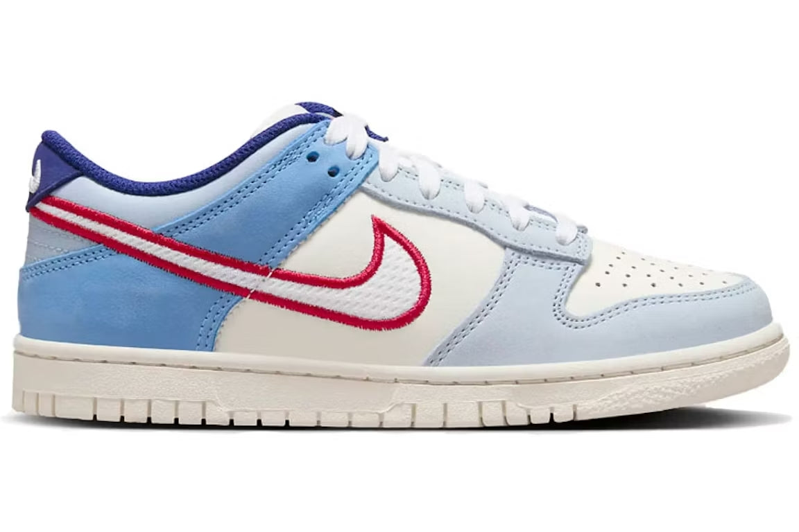 Nike Dunk Low Armory Blue Red Mesh (Grade School)