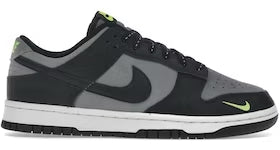 Nike Dunk Low Black Total Orange Mini Swoosh