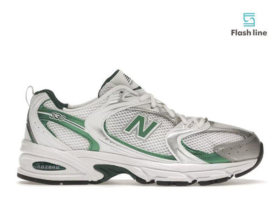New Balance 530 White Nightwatch Green - Flash Line Store