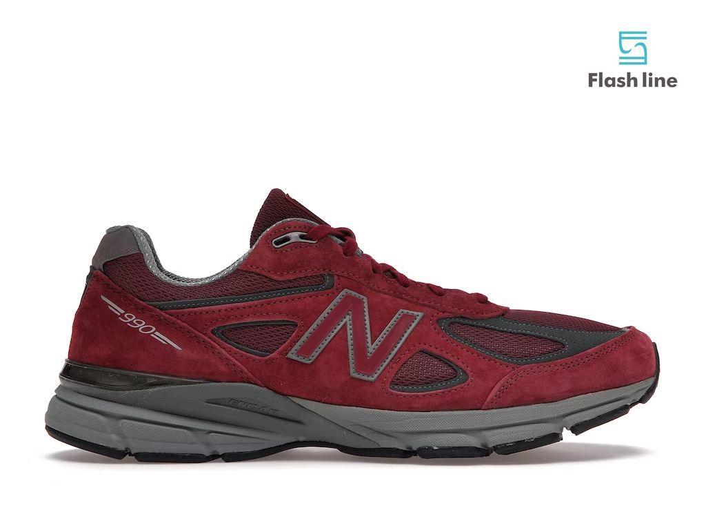 New Balance 990v4 Burgundy - Flash Line Store