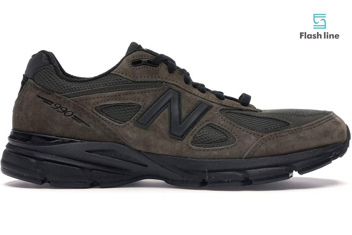 New Balance 990v4 Running Course Military Green - Flash Line Store