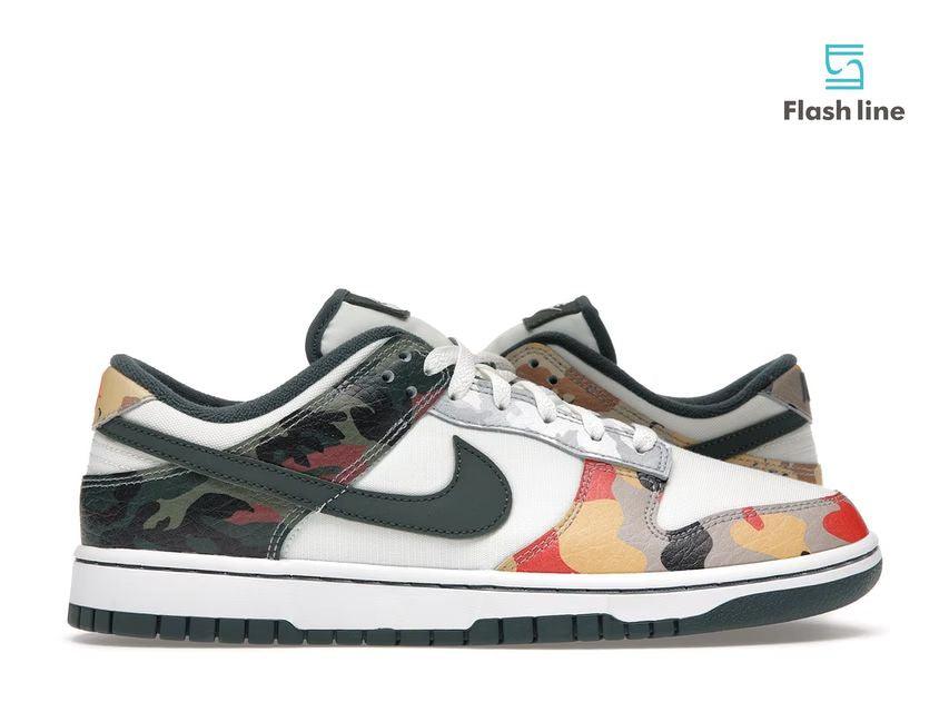 Nike Dunk Low SE Sail Multi-Camo - Flash Line Store