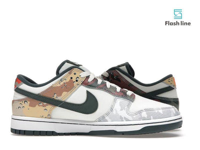 Nike Dunk Low SE Sail Multi-Camo - Flash Line Store